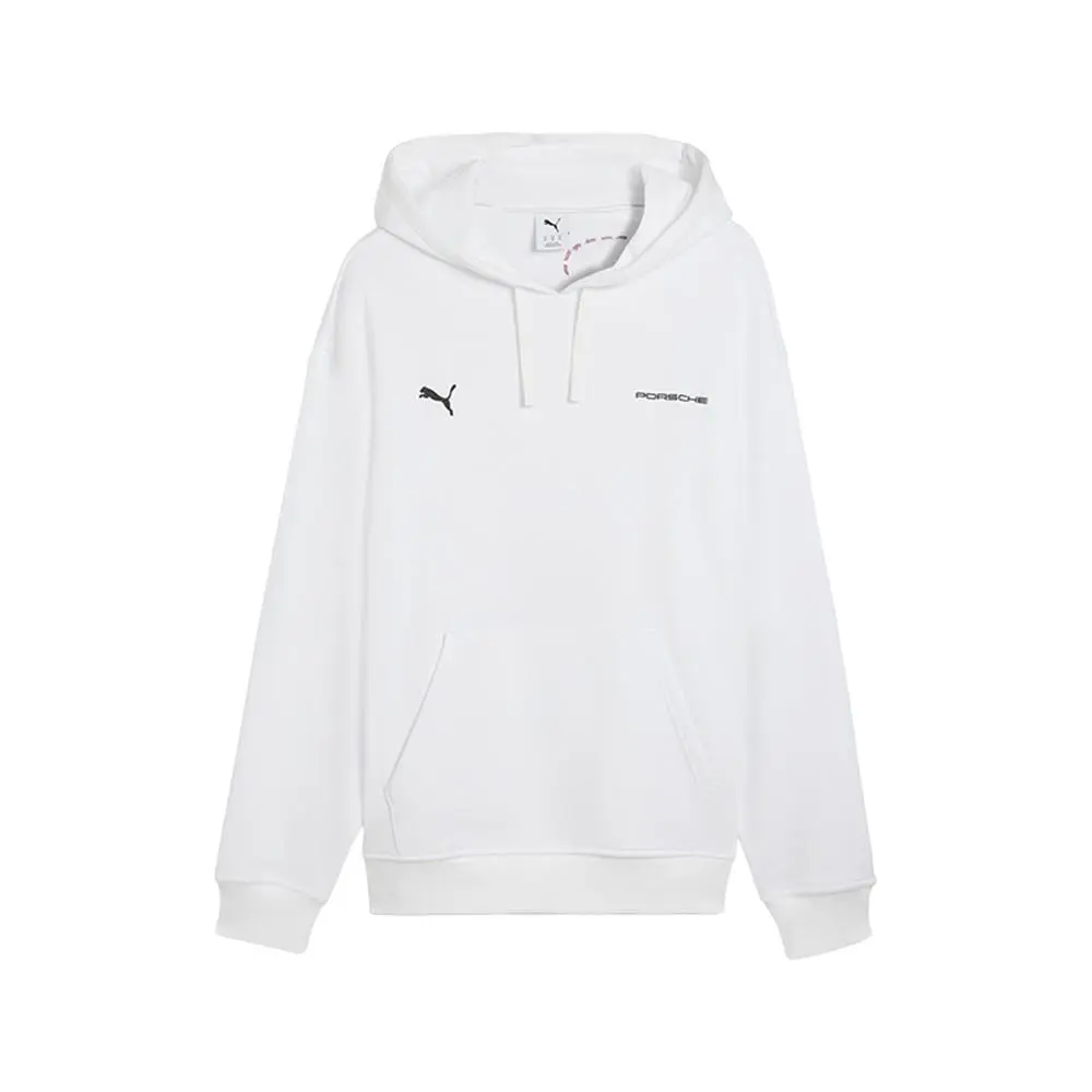 Porsche Legacy Sau Pullover Hoodie Mens White Casual Outerwear 63449704 by Puma