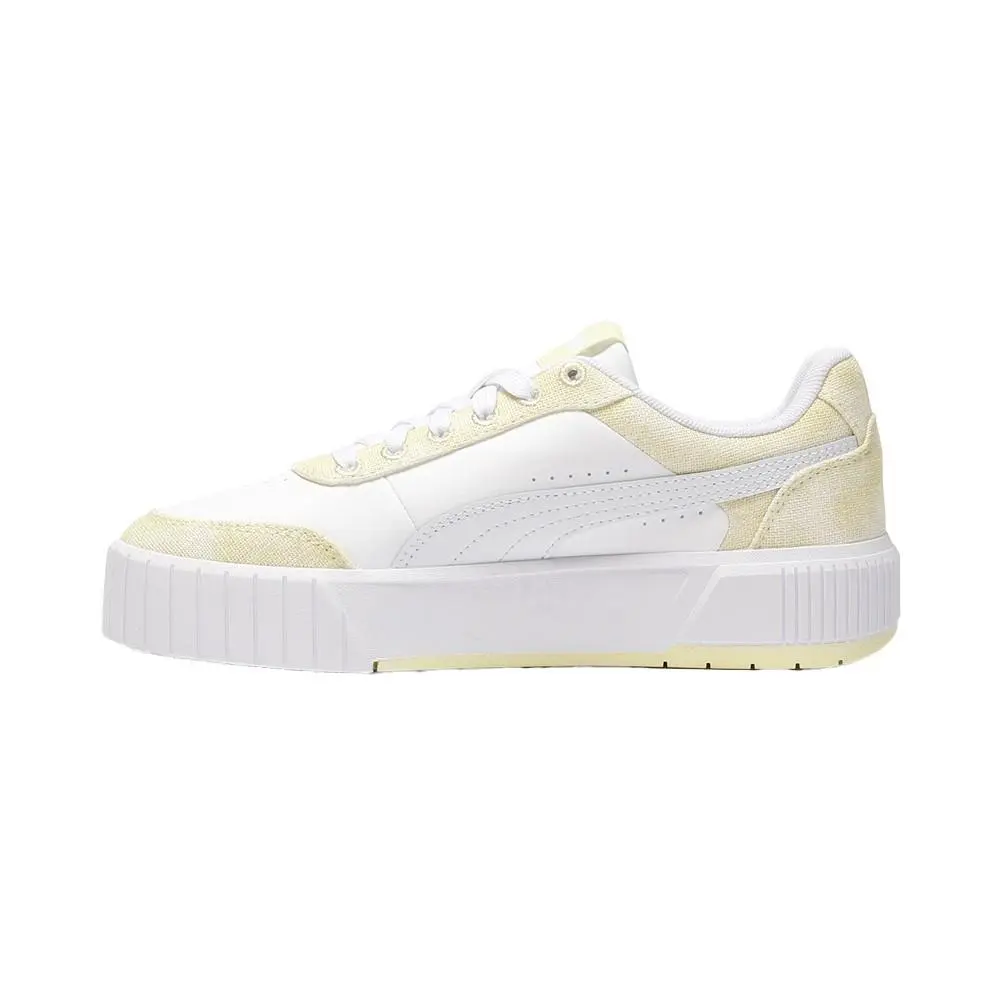Puma shoes - PUMA Carina Mia Acid Wash Lace Up - 40575401 - White 1