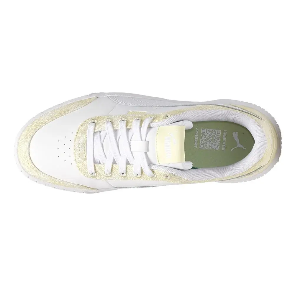 Puma shoes - PUMA Carina Mia Acid Wash Lace Up - 40575401 - White 8