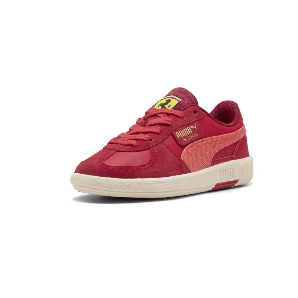 Puma shoes - PUMA Scuderia Ferrari Palermo Lace Up  Youth - 30905402 - Red 0