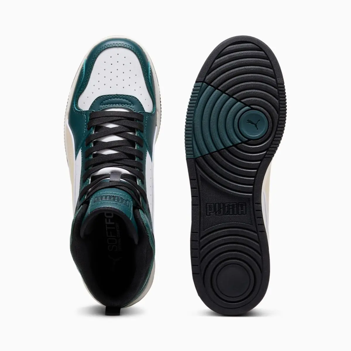 Puma shoes - PUMA WHITE/CANVAS/GREEN TERRAIN 2