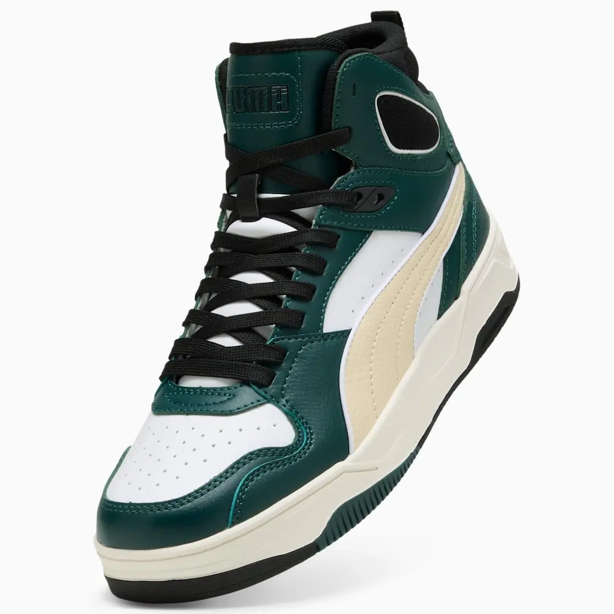 Puma shoes - PUMA WHITE/CANVAS/GREEN TERRAIN 10