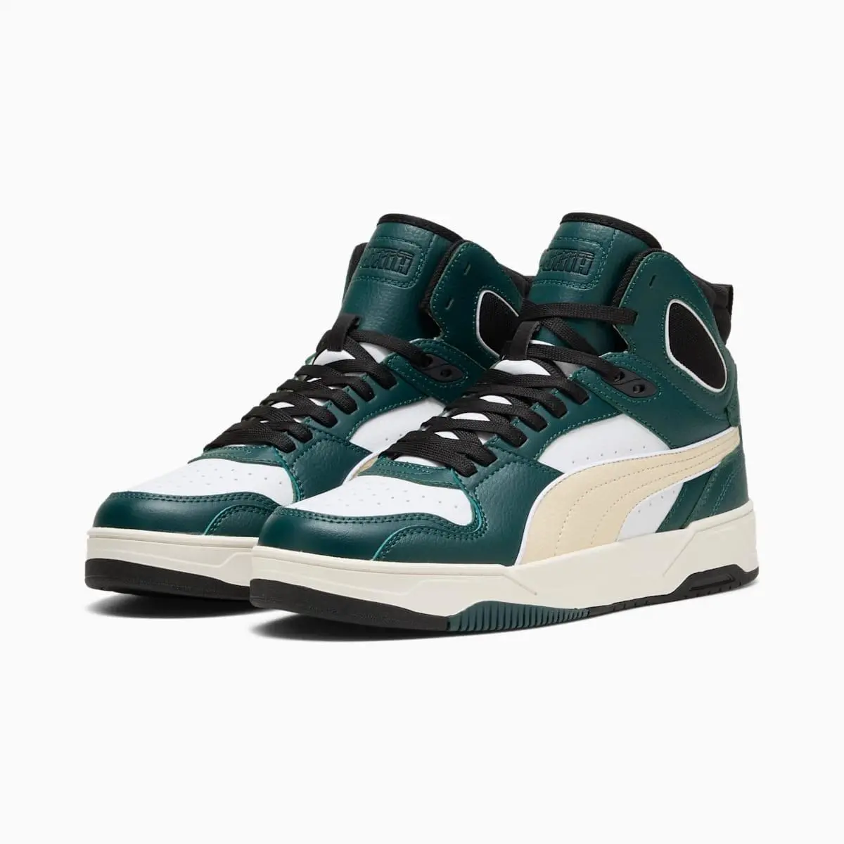 Puma shoes - PUMA WHITE/CANVAS/GREEN TERRAIN 6