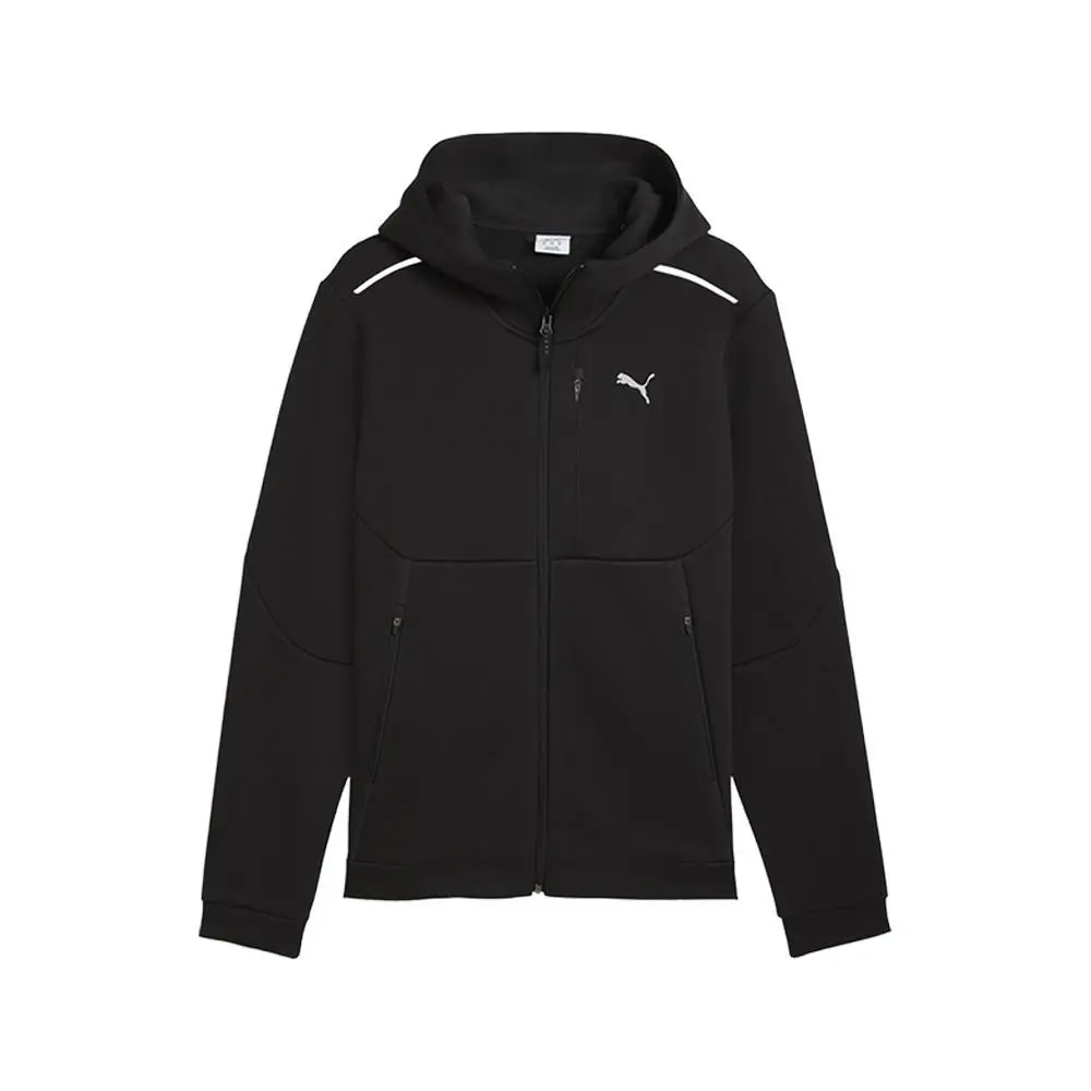 Puma Pumatech Full Zip Hoodie Mens Black Casual Outerwear 63441501