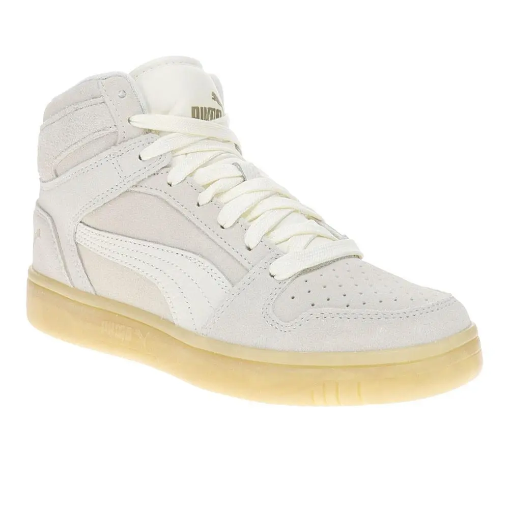 Puma shoes - PUMA Rebound Layup Pearlized High Top - 40438401 - Off White 0