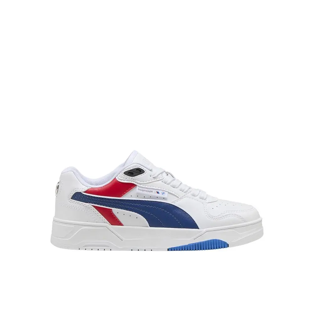 Bmw M Motorsport Rebound Break Low Lace Up Youth Boys White Sneakers Casua by Puma