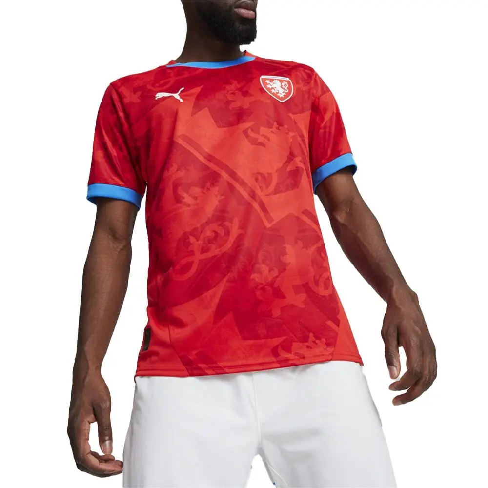 Puma Czech Republic Home Soccer Jersey Mens Red 77412201