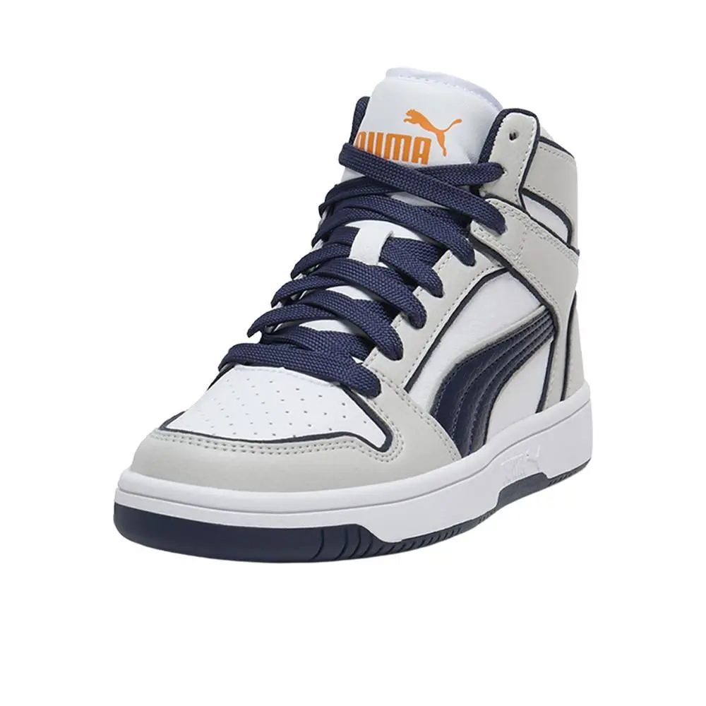 Puma shoes - PUMA Rebound Layup Outlined High Top  Youth - 40520401 - Grey 0
