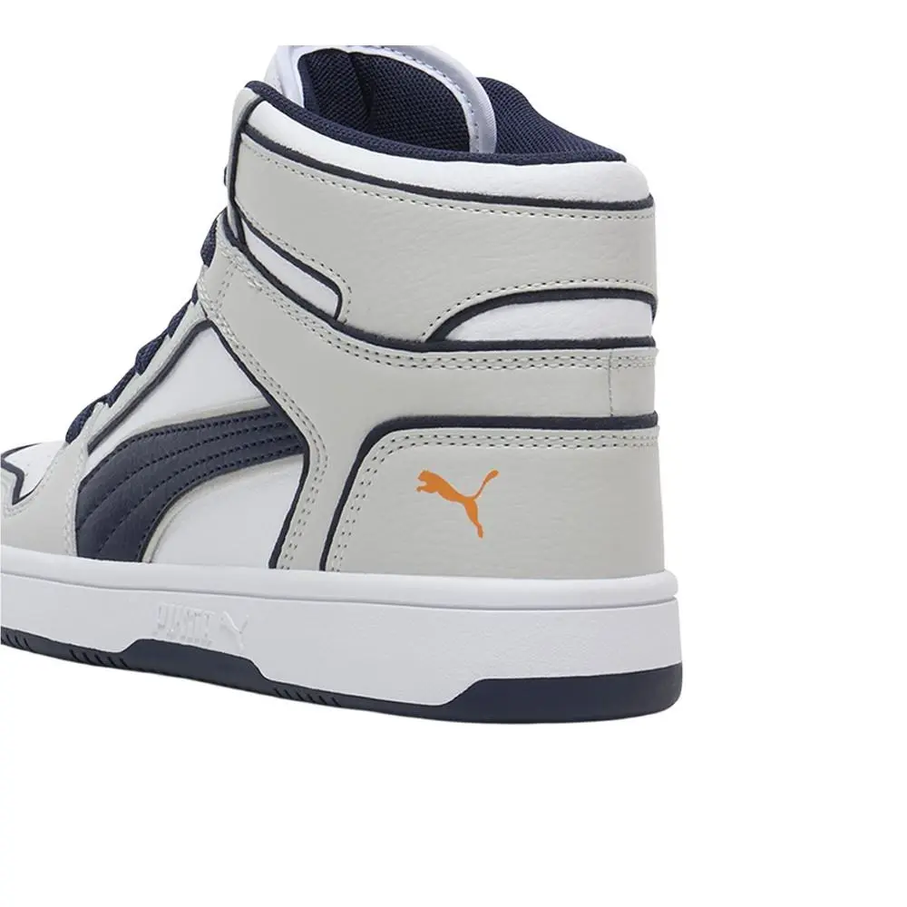 Puma shoes - PUMA Rebound Layup Outlined High Top  Youth - 40520401 - Grey 5