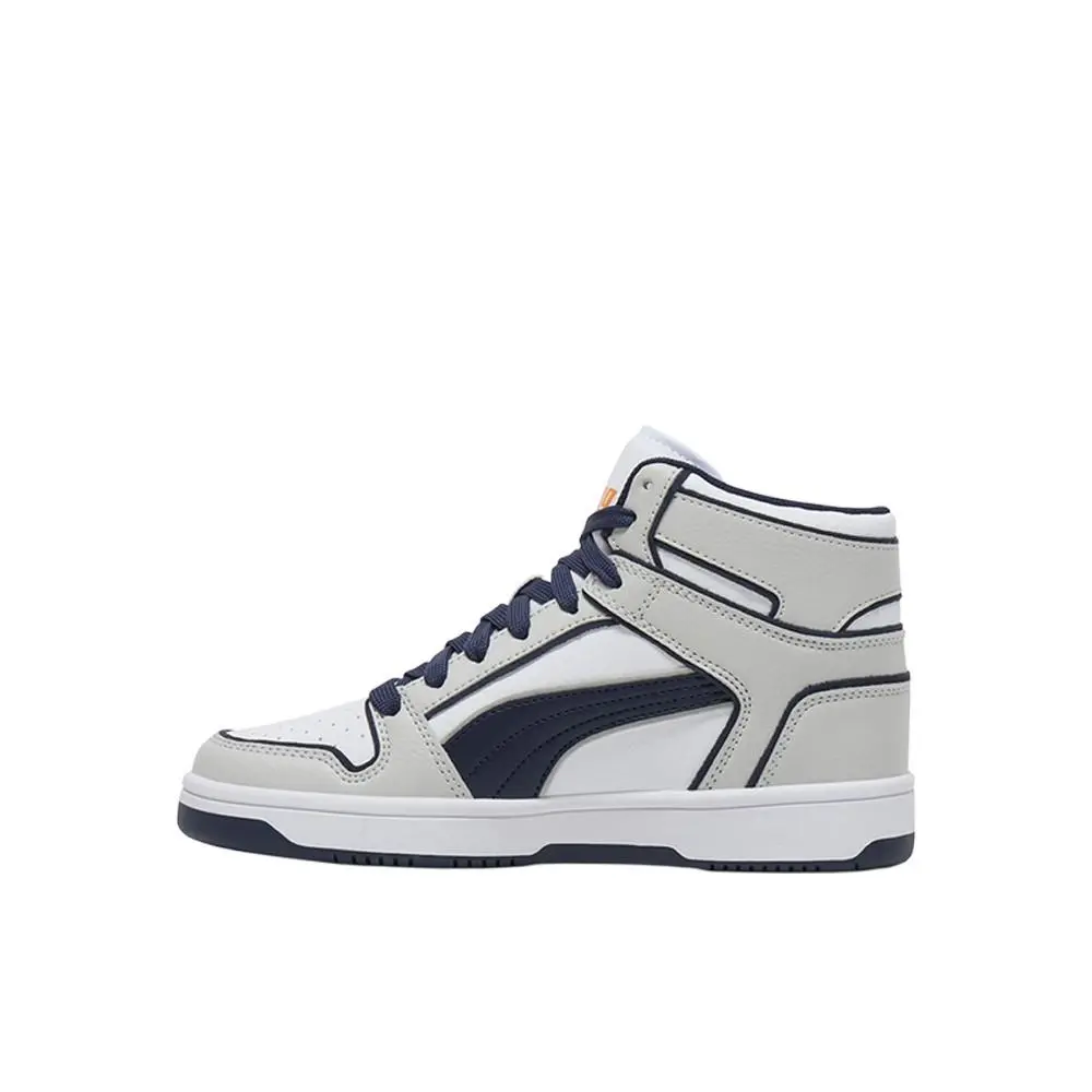 Puma shoes - PUMA Rebound Layup Outlined High Top  Youth - 40520401 - Grey 9