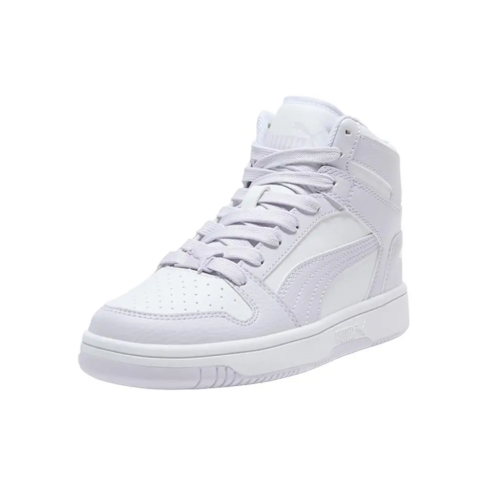Puma shoes - PUMA Rebound Layup Rcl Cat Lace Up  Youth - 40419902 - Purple, White 0