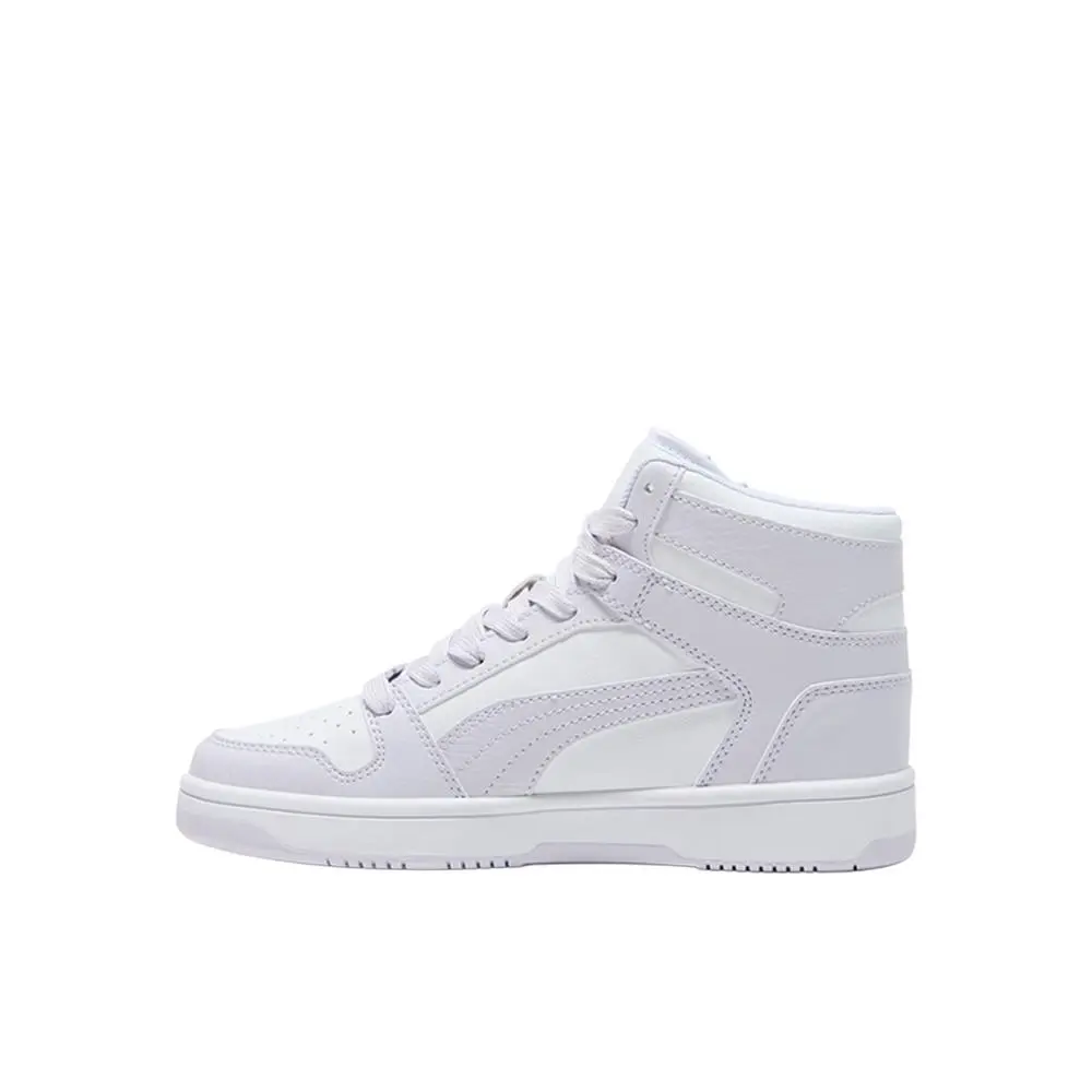Puma shoes - PUMA Rebound Layup Rcl Cat Lace Up  Youth - 40419902 - Purple, White 1