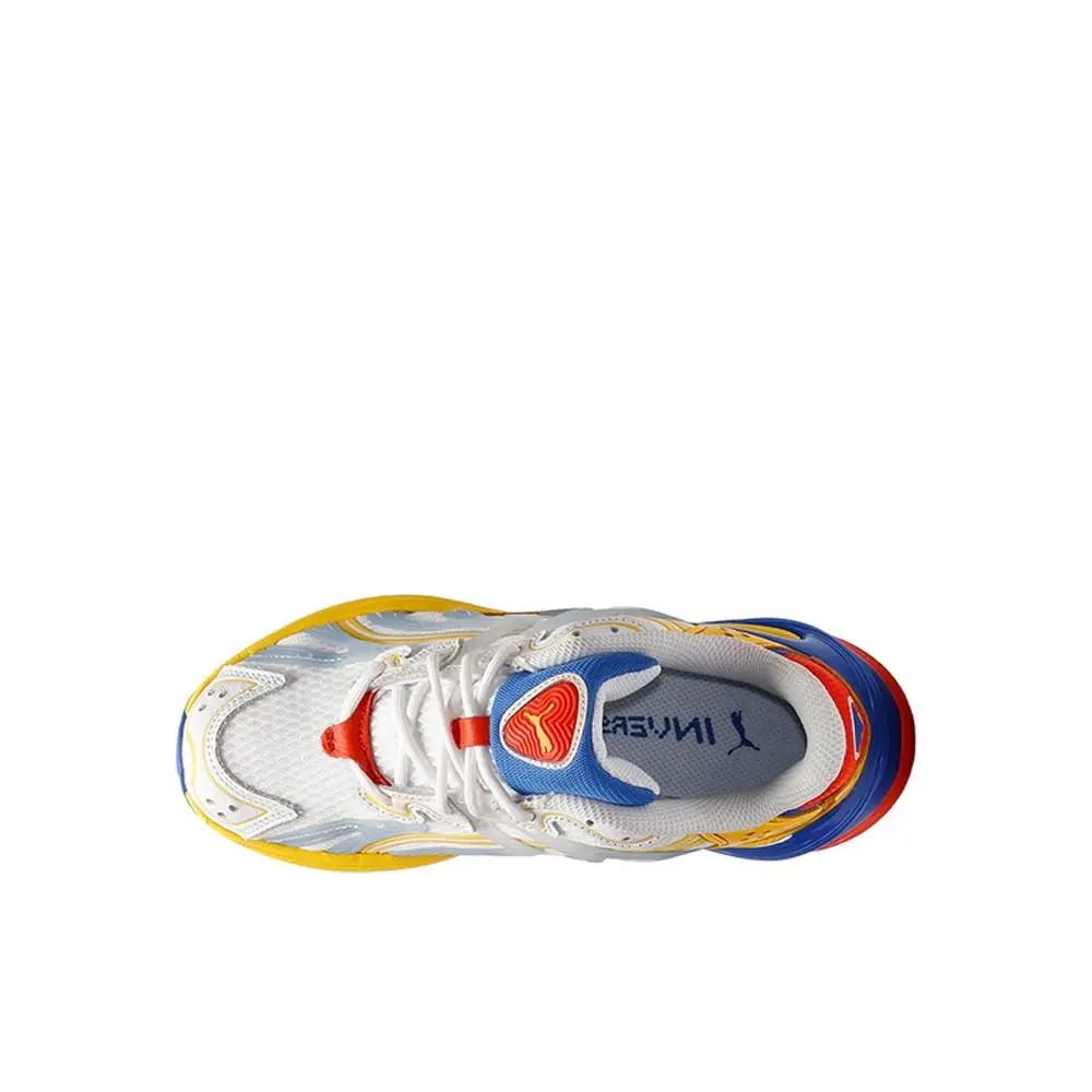 Puma shoes - PUMA Inverse Armored Lace Up  Youth - 40512301 - Blue, Off White, Yellow 2