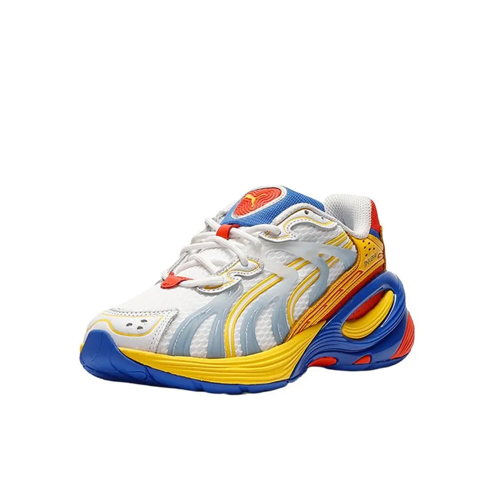 Puma shoes - PUMA Inverse Armored Lace Up  Youth - 40512301 - Blue, Off White, Yellow 8
