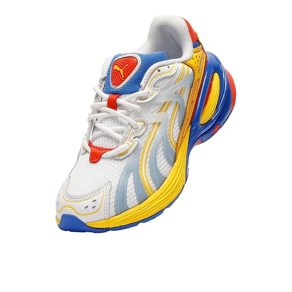 Puma shoes - PUMA Inverse Armored Lace Up  Youth - 40512301 - Blue, Off White, Yellow 12