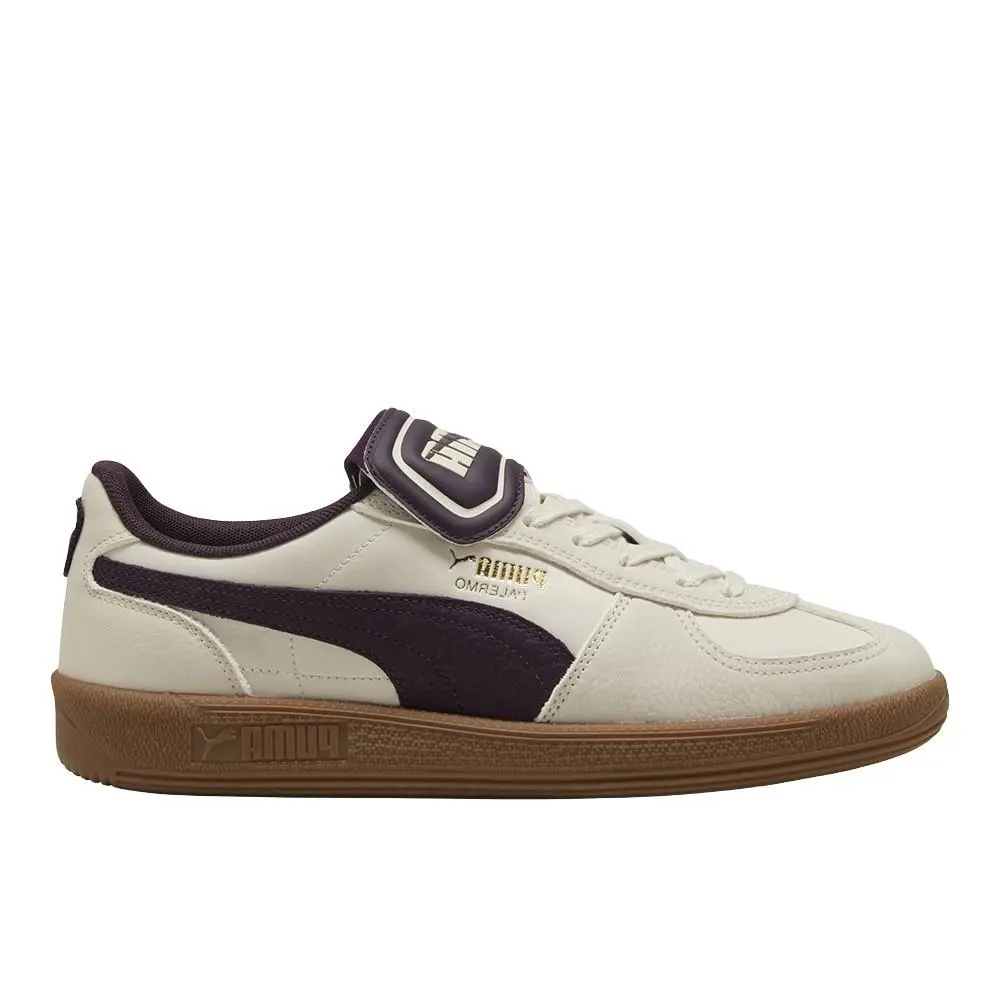 Puma Palermo Premium Lace Up Mens Off White Sneakers Casual Shoes 40174404