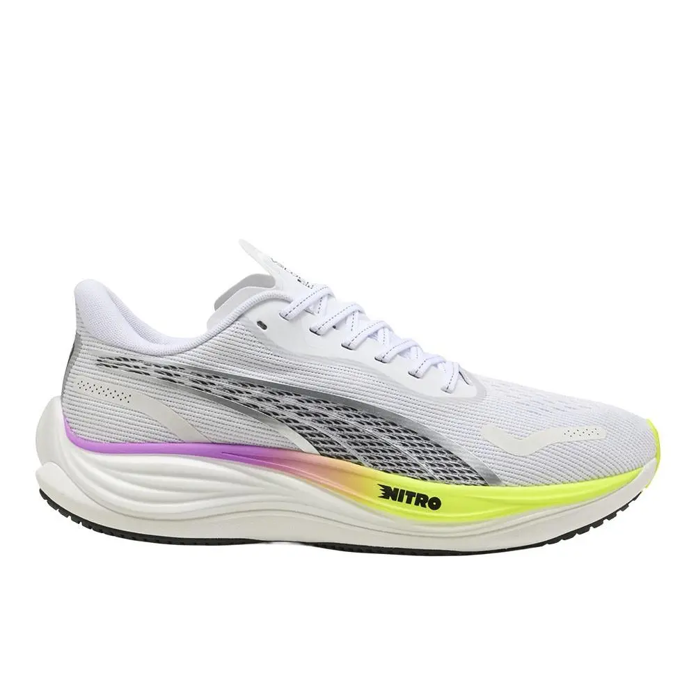 Velocity Nitro 3 Running Mens White Sneakers Athletic Shoes 37774819 by Puma
