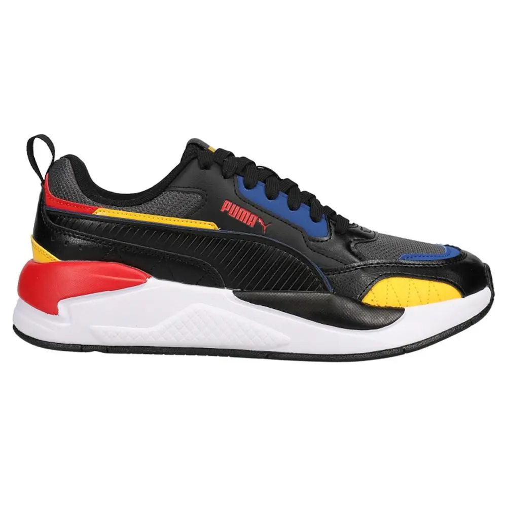 Puma X Ray 2 Square Lace Up Mens Black Sneakers Casual Shoes 373108-50