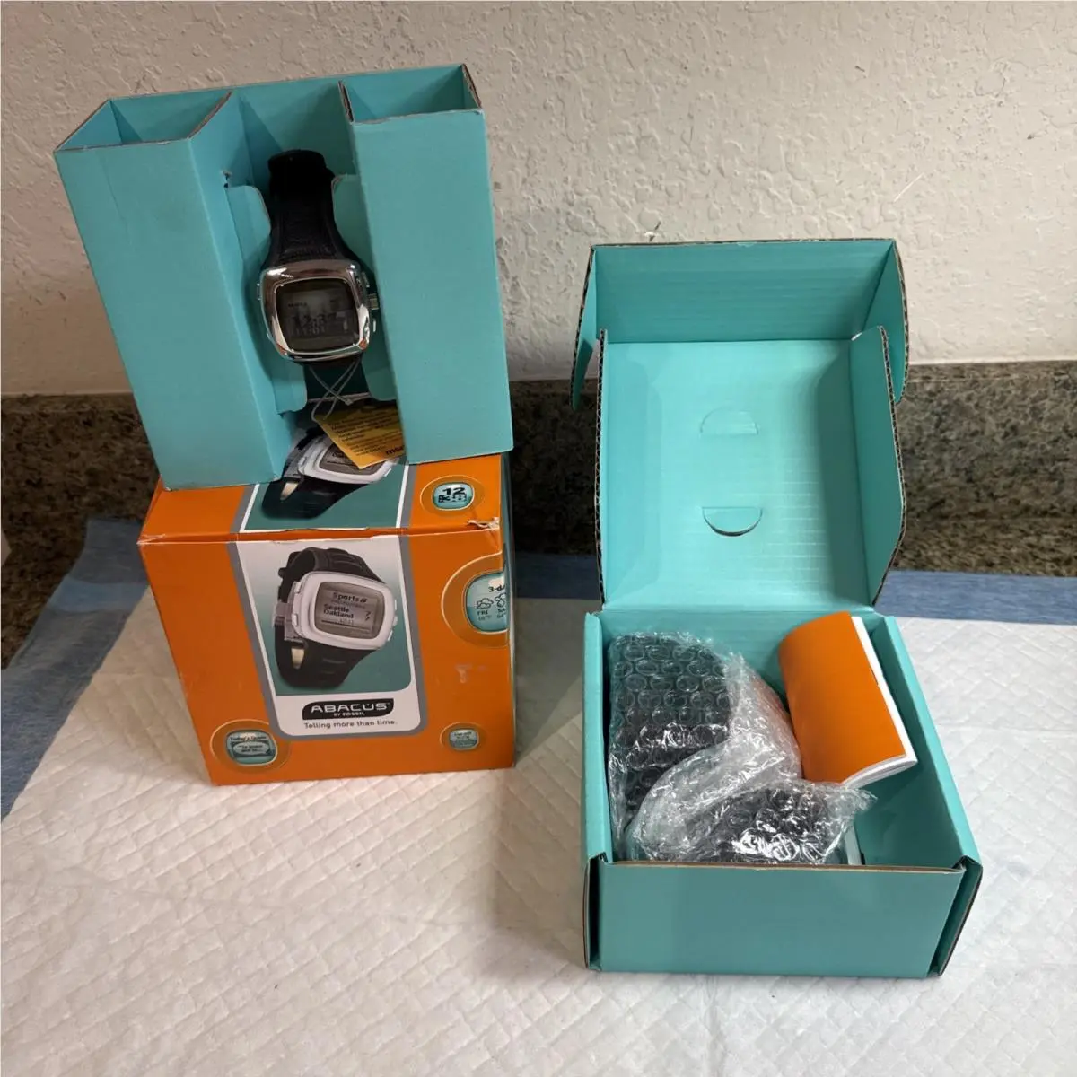 04` Abacus Wrist Net Msn Direct Smart Digital Watch in Display Box by Fossil