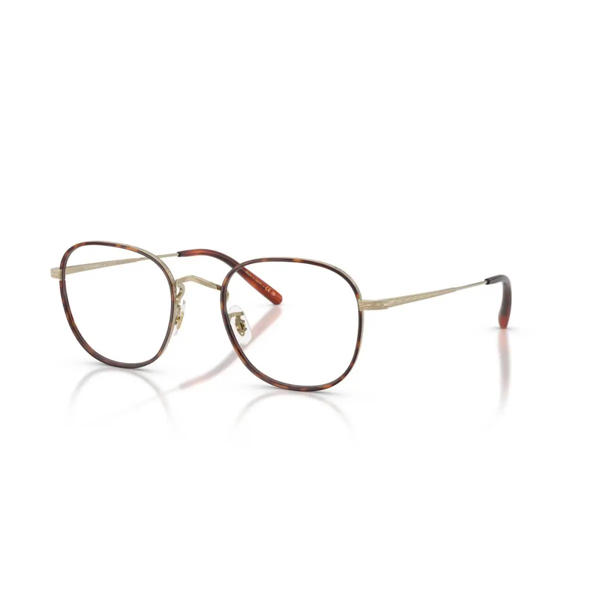 Mehr OV 1375T Gold and Dark Mahogany 5035 Eyeglasses by Oliver Peoples