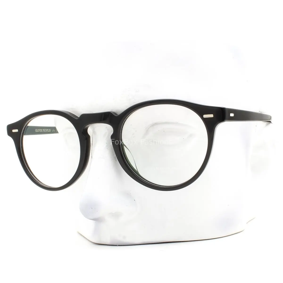 Gregory Peck Eyeglasses OV5186 Unisex Glasses Black 47mm W/case by Oliver Peoples