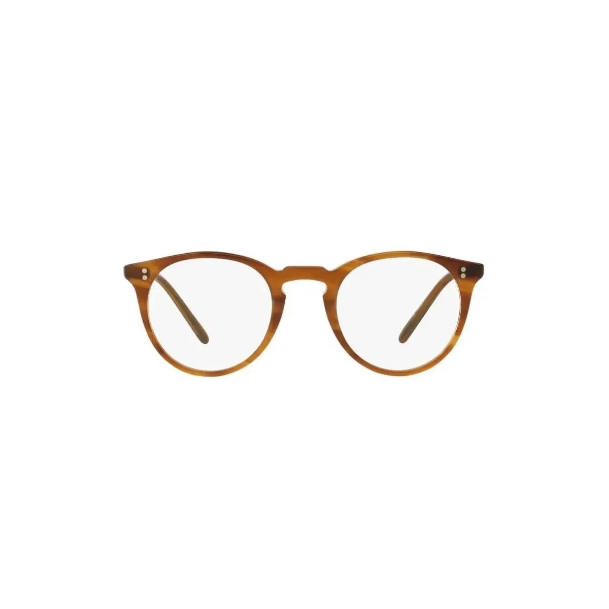 O`malley OV5183 1011 Havana Round Eyeglasses Frame 45-22-145 by Oliver Peoples
