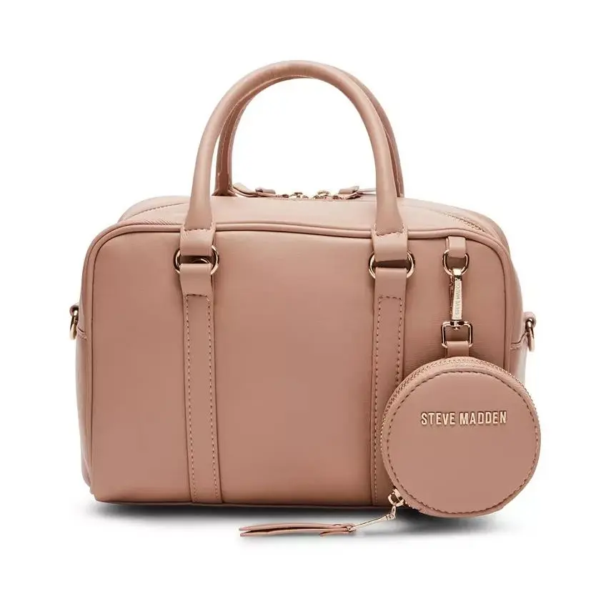 Luka Top Handle Bag Crossbody Strap Gold by Steve Madden