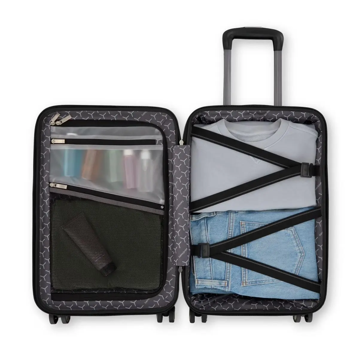 Lineate Xlt Hardside 2-Piece Luggage Set Black by Samsonite
