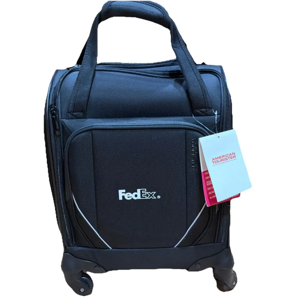 American Tourister Zoom Turbo Underseater Spinner Luggage 20 Inch with Logo by Samsonite