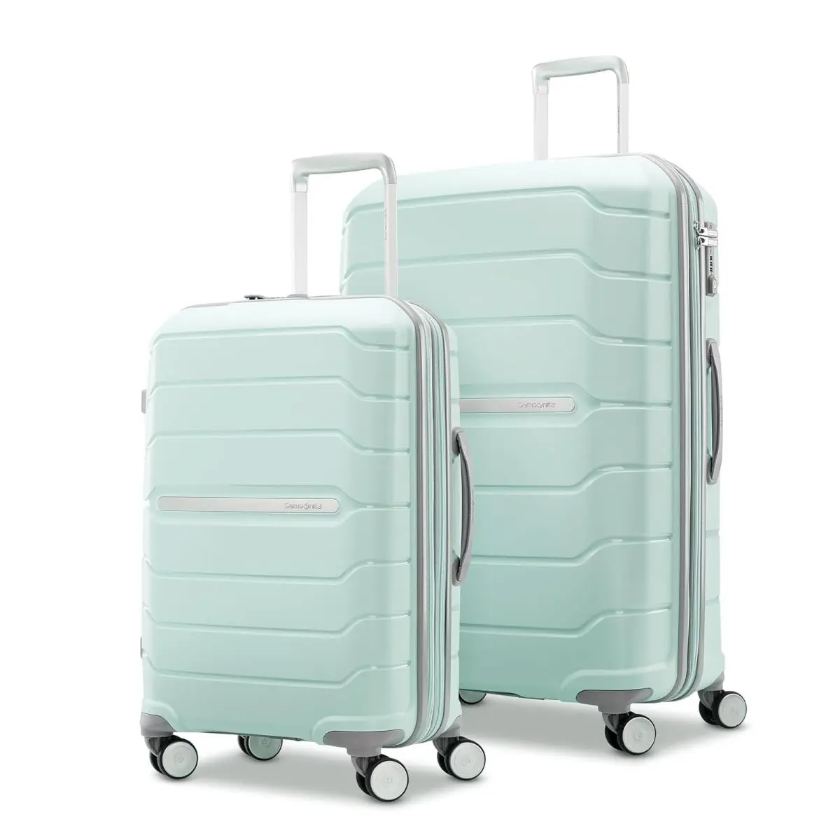 Samsonite Freeform 2-Piece Luggage Set Mint Green Carry On