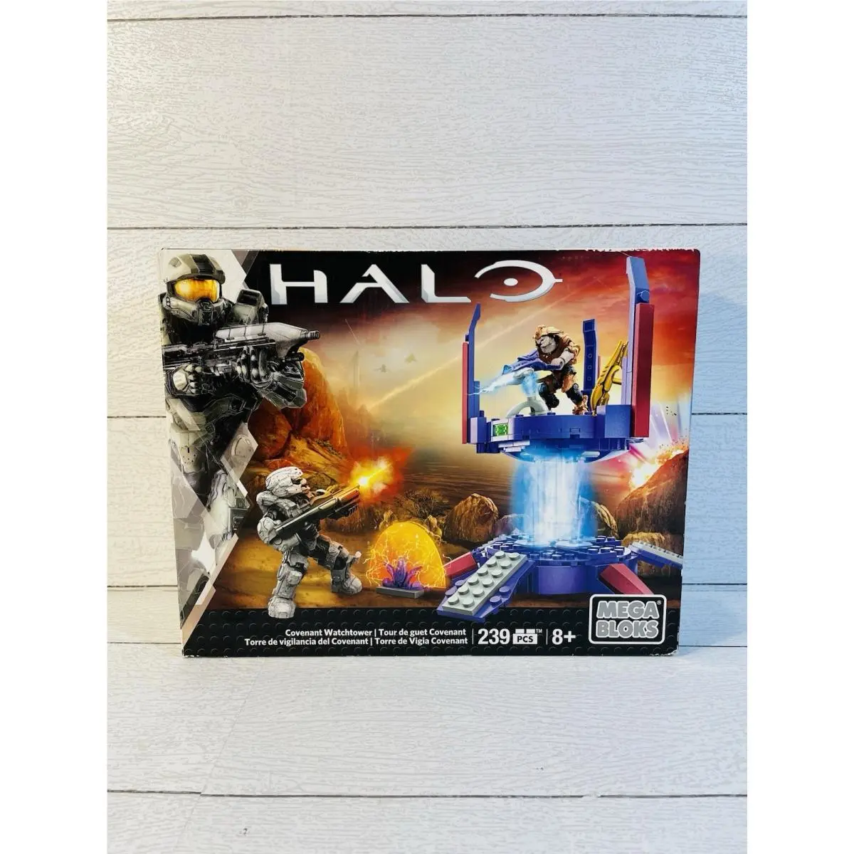Mega Bloks Halo Covenant Watchtower Building Set 239 Pieces Unsc Spartan