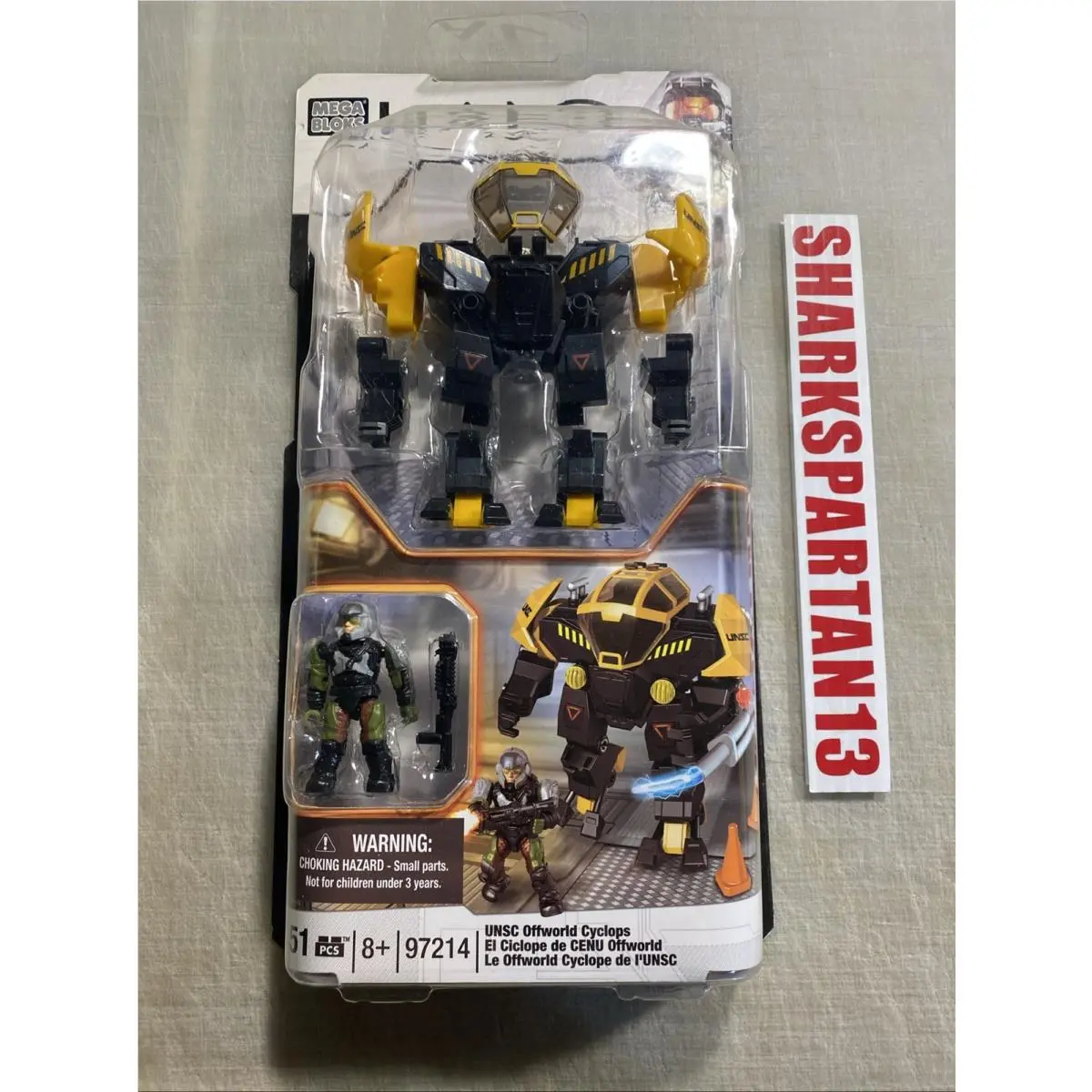 Halo Mega Bloks Unsc Offworld Cyclops Set 97214
