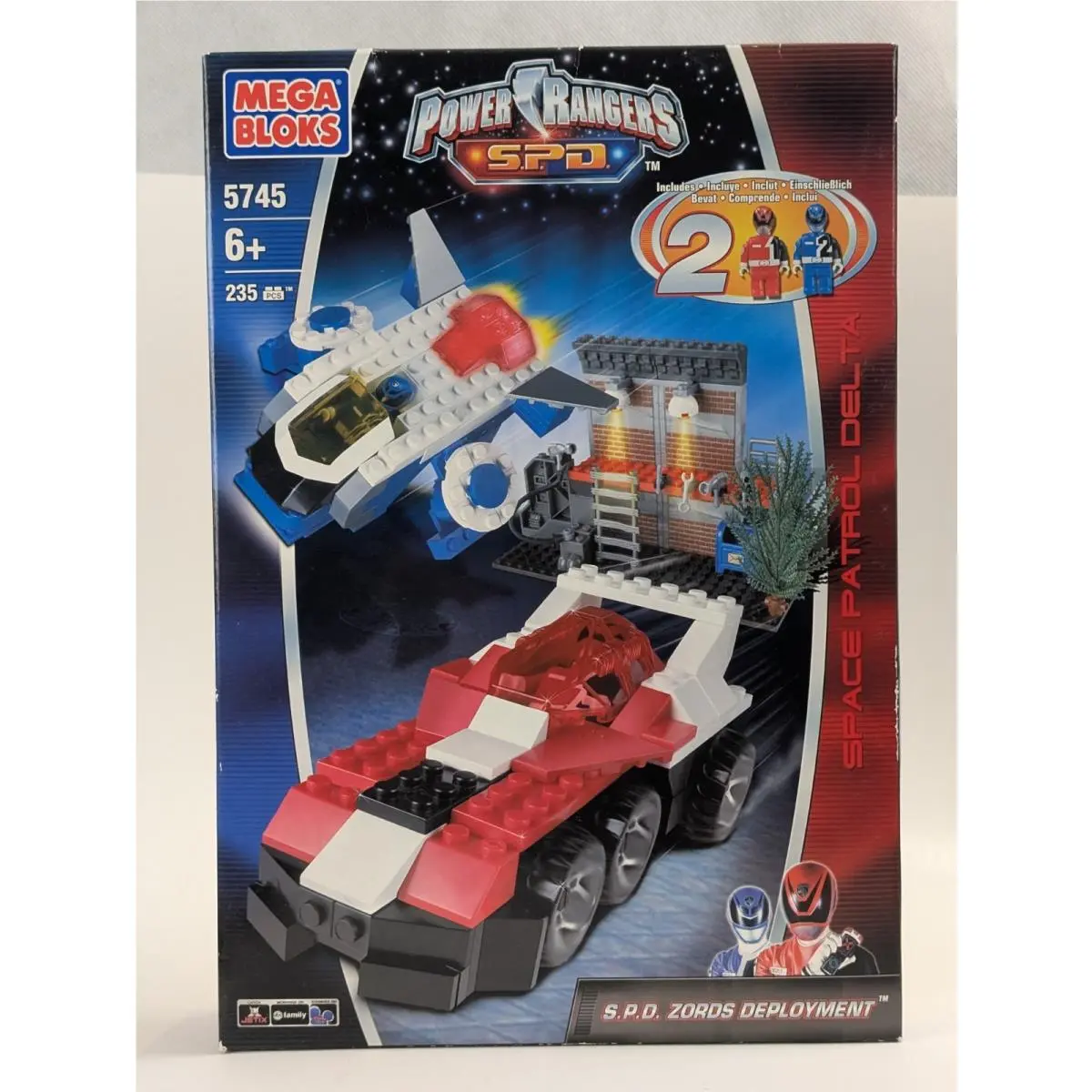 Megabloks Power Rangers S.p.d Zords Deployment 5745 Playset Figures Spd