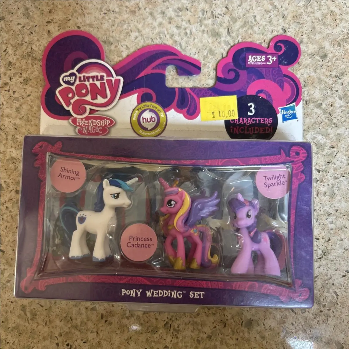 MY Little Pony Friendship IS Magic Pony Wedding Pvc Mlp Figure Set