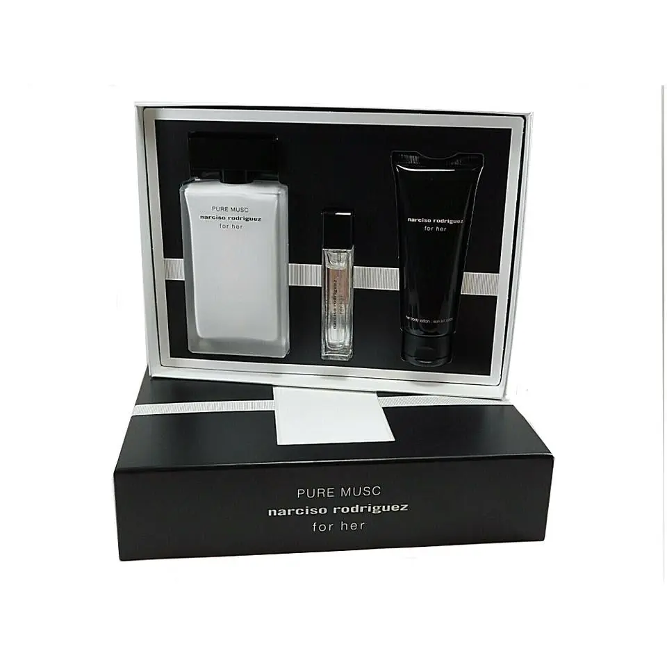 Pure Musc By  Edp 3PCS Gift Set For Women by Narciso Rodriguez