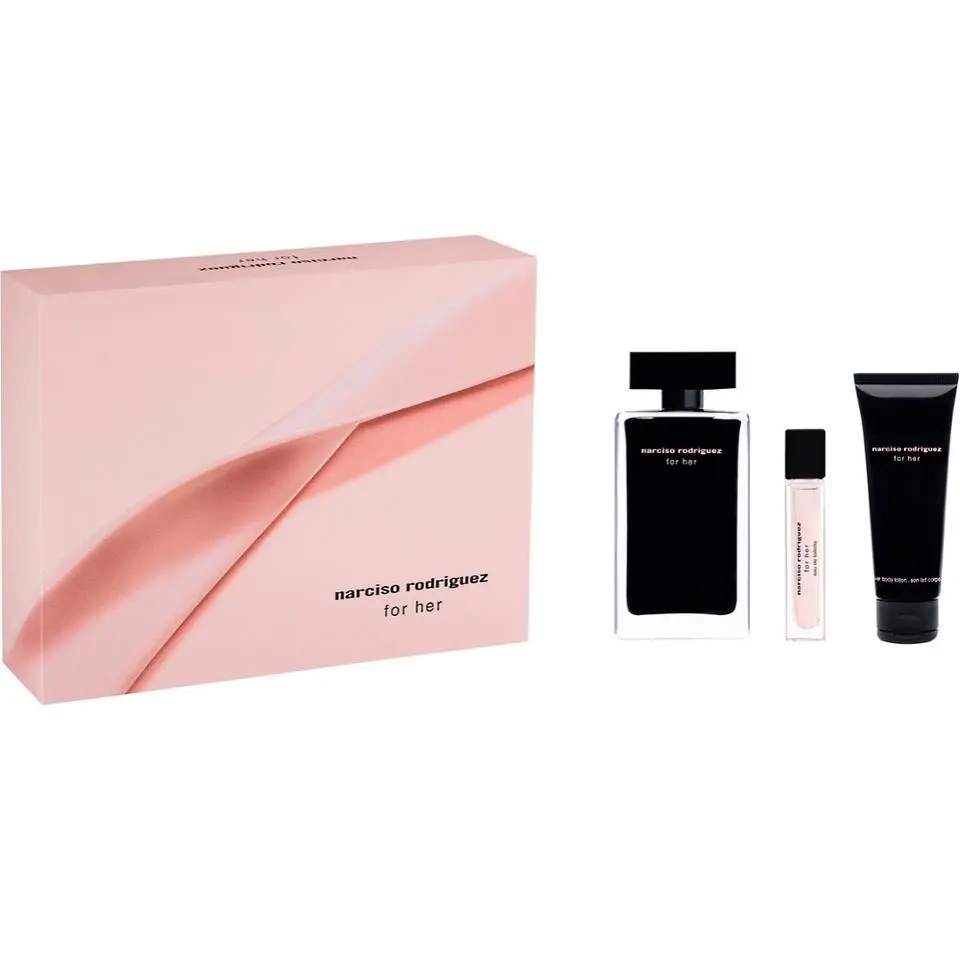 3 Pcs Eau de Toilette Gift Set For Her by Narciso Rodriguez