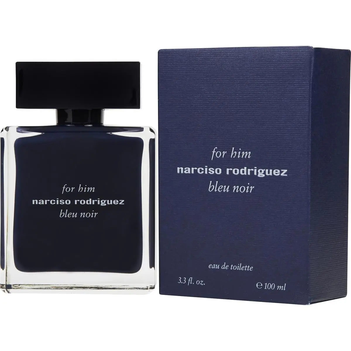 For Him Bleu Noir Eau de Toilette Edt 3.3 oz by Narciso Rodriguez