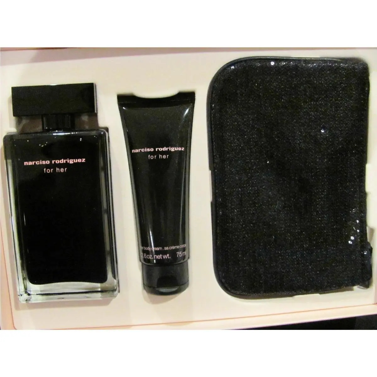 For Her 3-Pc. Set 3.3oz Edt Spray/body Cream/sequin Pouch by Narciso Rodriguez