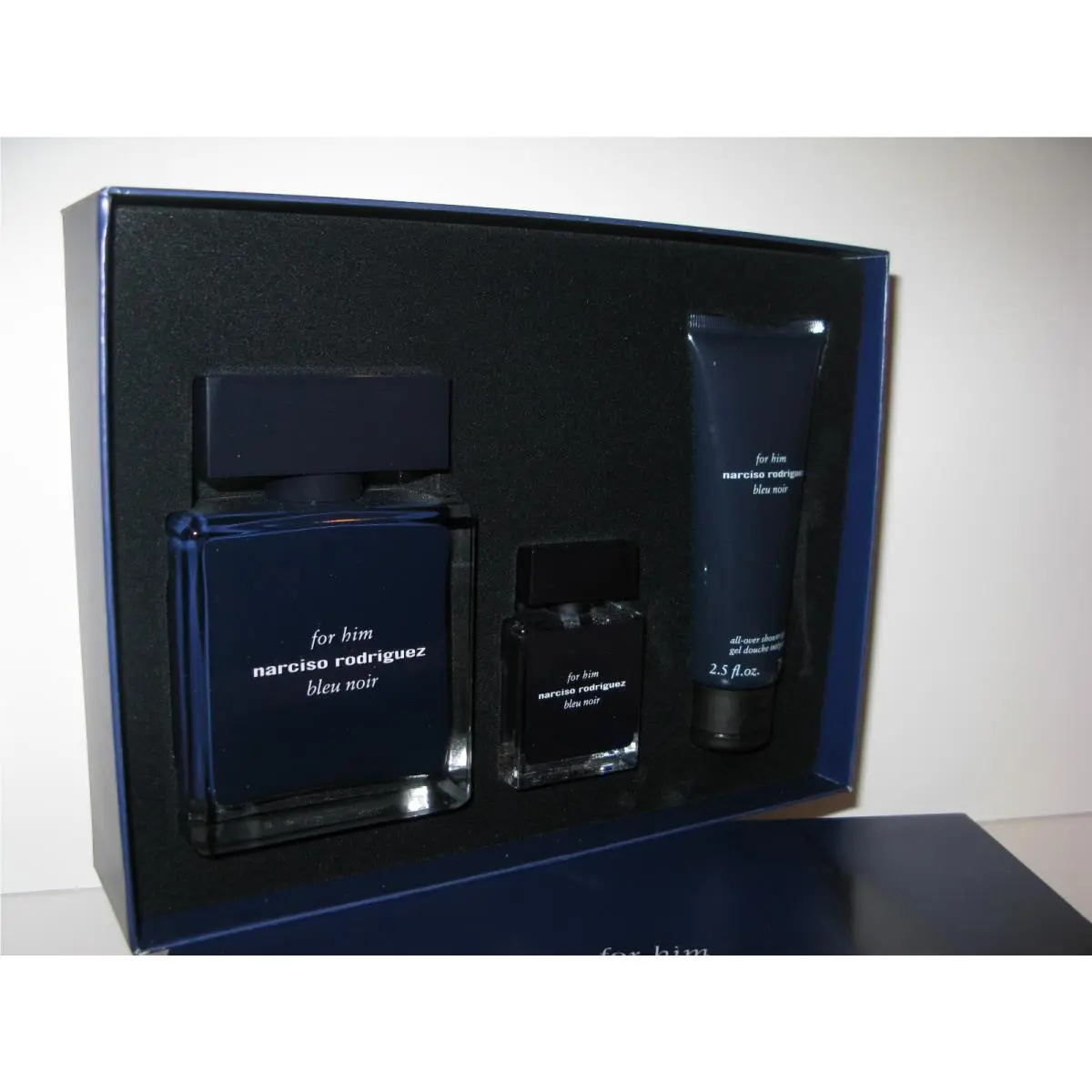 For Him Bleu Noir Eau de Toilette Spray and Shower Gel Set by Narciso Rodriguez