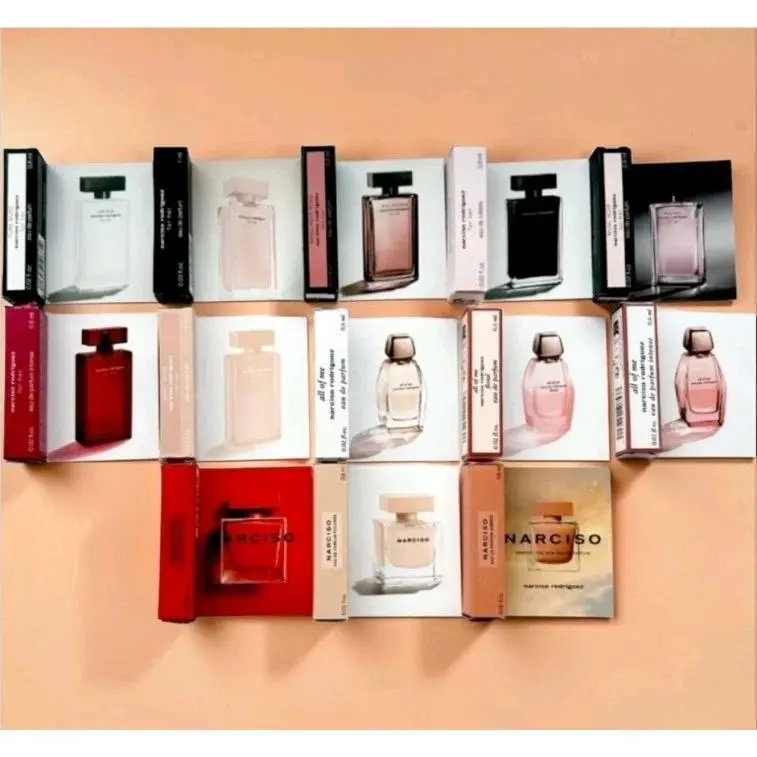 Narciso Rodriguez Perfume Collection For Women Sample Spray 13pc Set