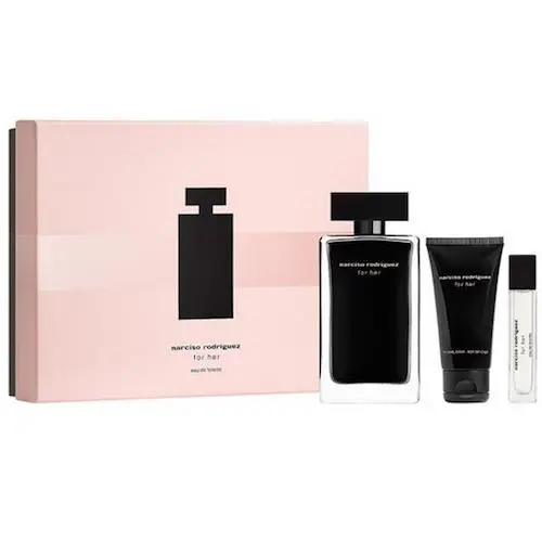 For Her 3pc Set 3.3oz Edt Spr +0.33oz Edt +2.5oz Body Lotion by Narciso Rodriguez