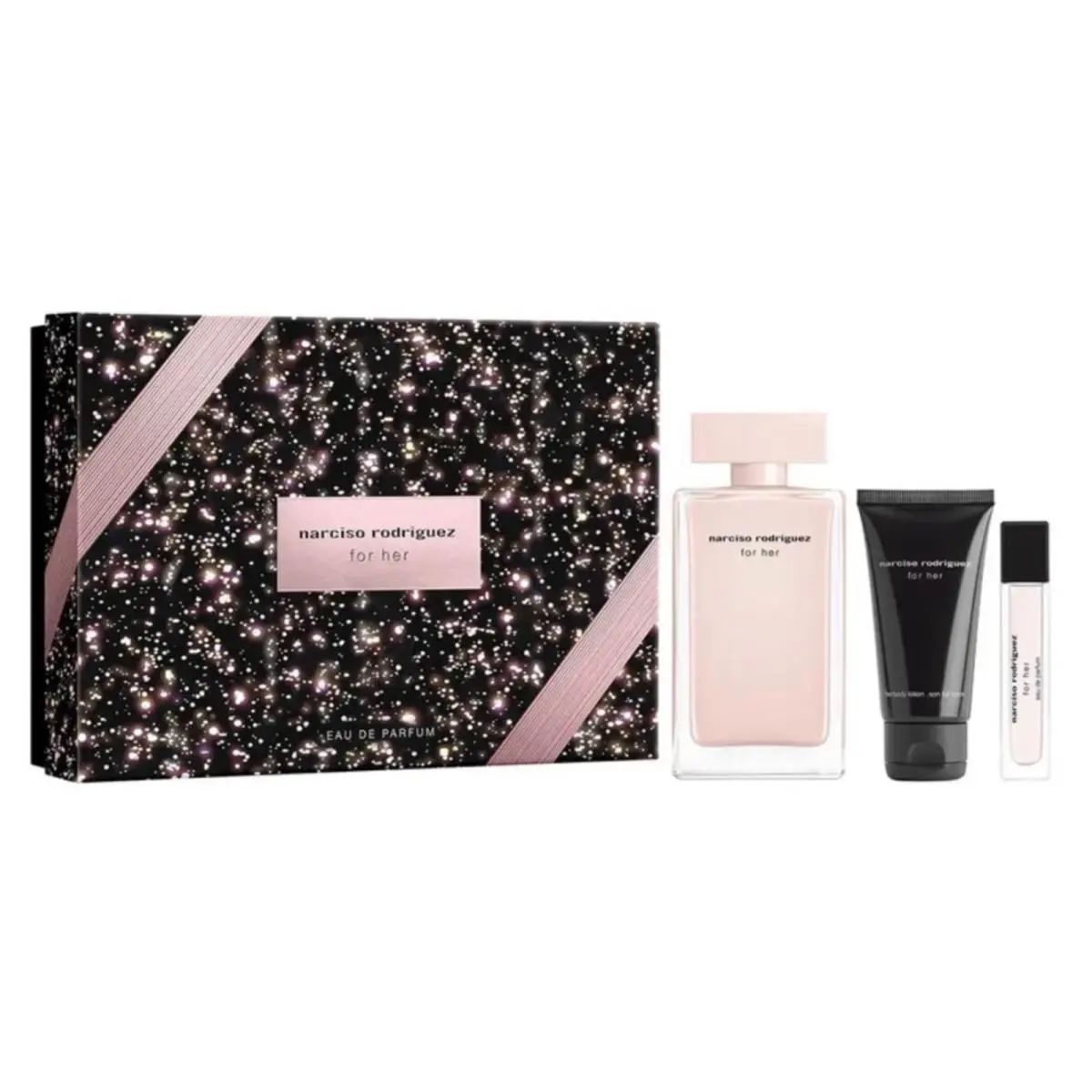 For Her Eau de Parfum 3 pc Gift Set by Narciso Rodriguez