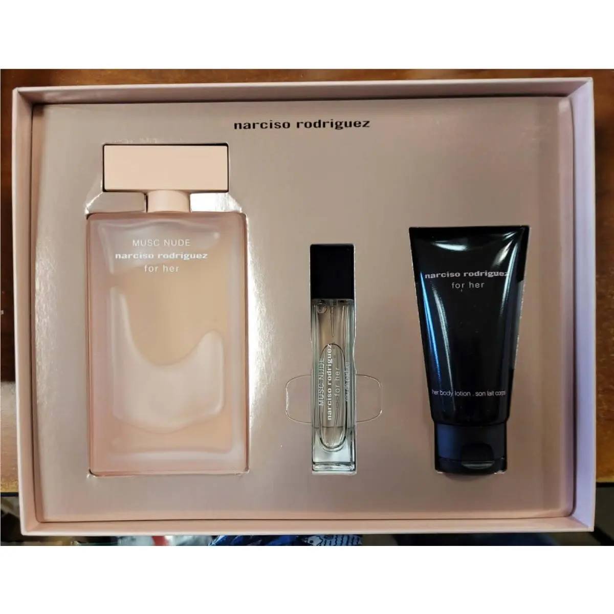Musc Eau De Parfum 100ml 3 Piece Gift Set -nib by Narciso Rodriguez