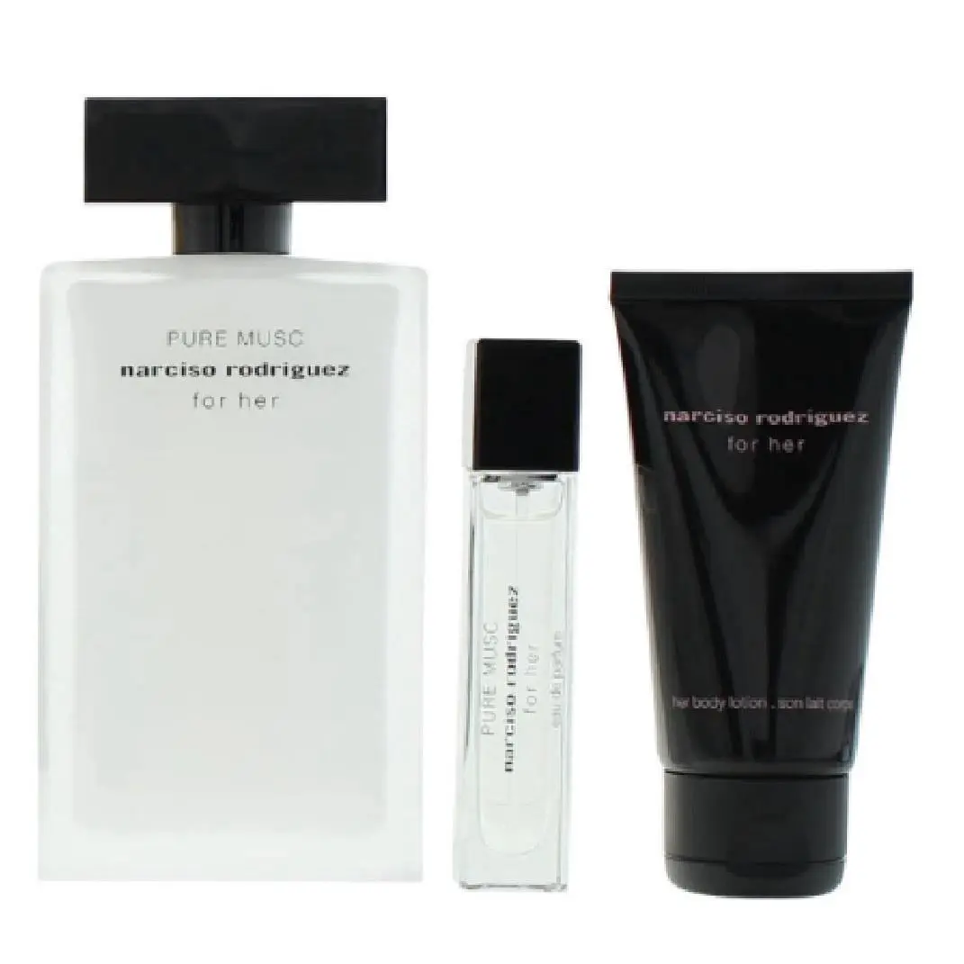 Pure Musc  For Her Eau de Parfum Edp 3-Piece Set by Narciso Rodriguez