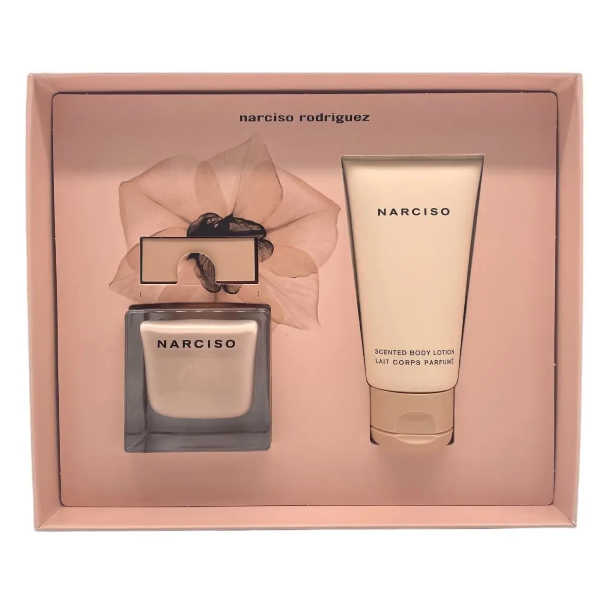 Poudrée Women 2 Pc Set Edp Spray 1.6 oz + Body Lotion 1.6 oz by Narciso Rodriguez