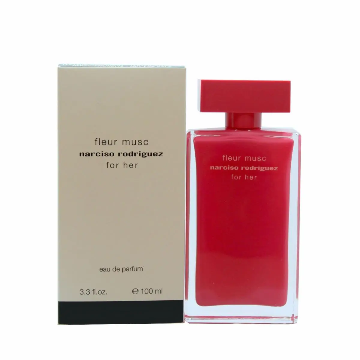 Fleur Musc For Her Eau DE Parfum Spray 100 ML/3.3 Fl.oz.new T by Narciso Rodriguez