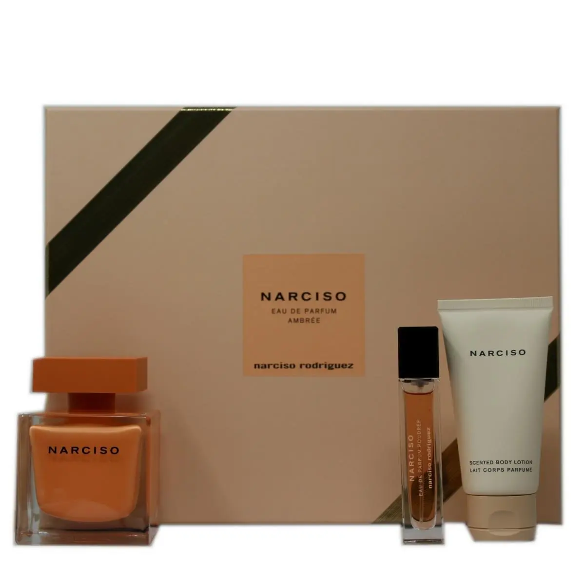 Narciso 3 Piece Gift Set Eau DE Parfum Ambree Spray 90ML by Narciso Rodriguez
