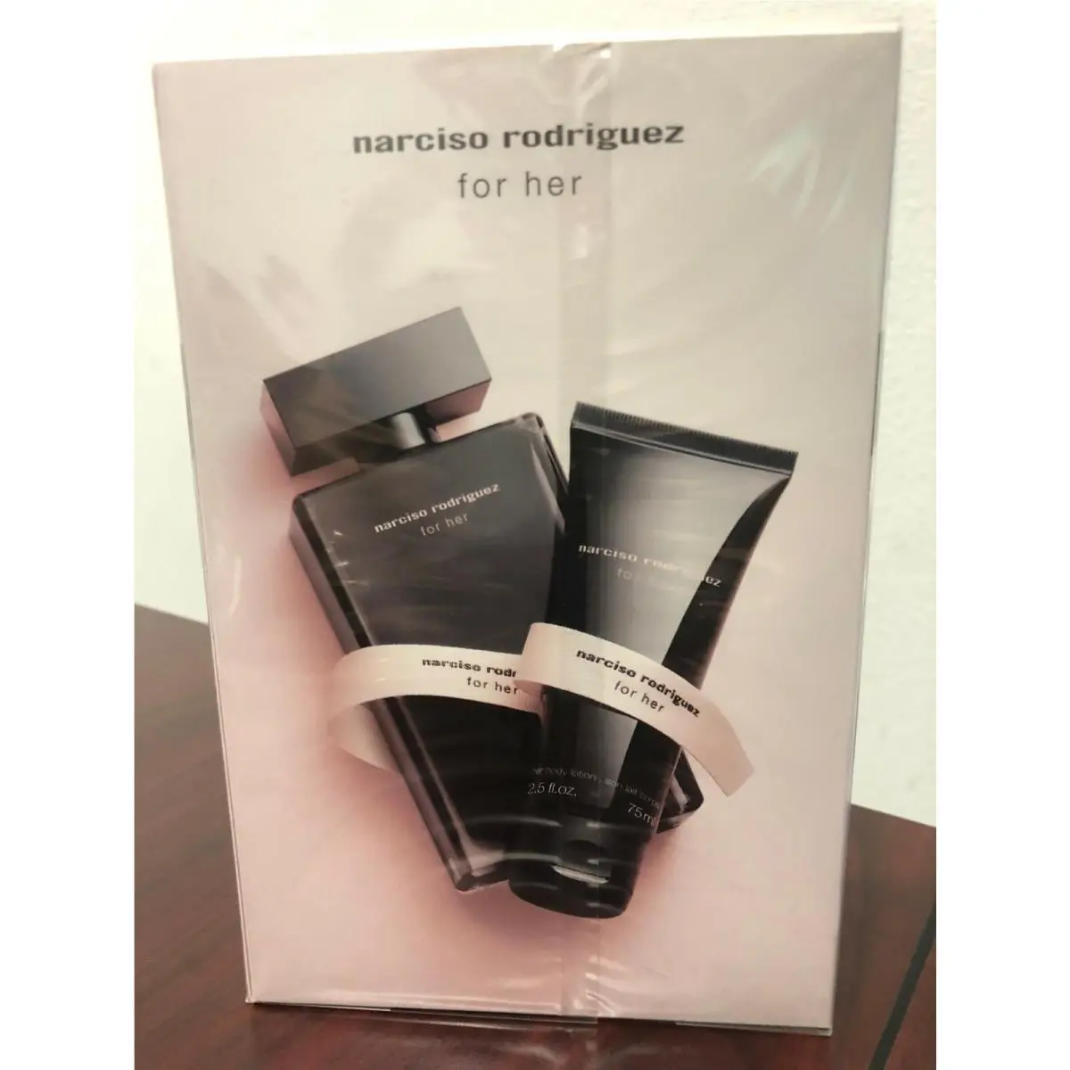For Her 2 Pieces Gift Set: 3.3 Edt Spray + 2.5 oz Body Lotion by Narciso Rodriguez