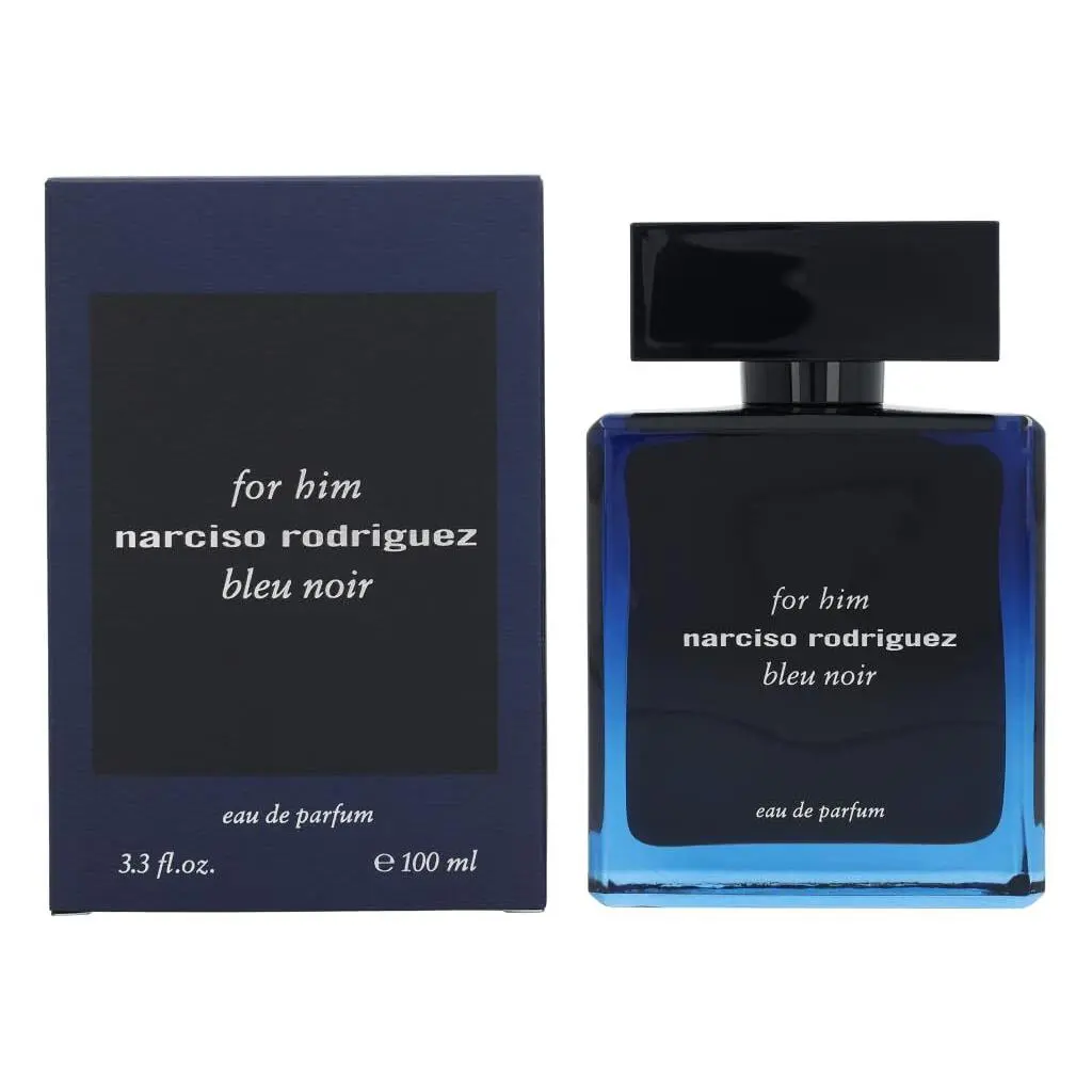 Bleu Noir Eau de Parfum Spray For Men Blue 3.3 Ounce Cedar by Narciso Rodriguez