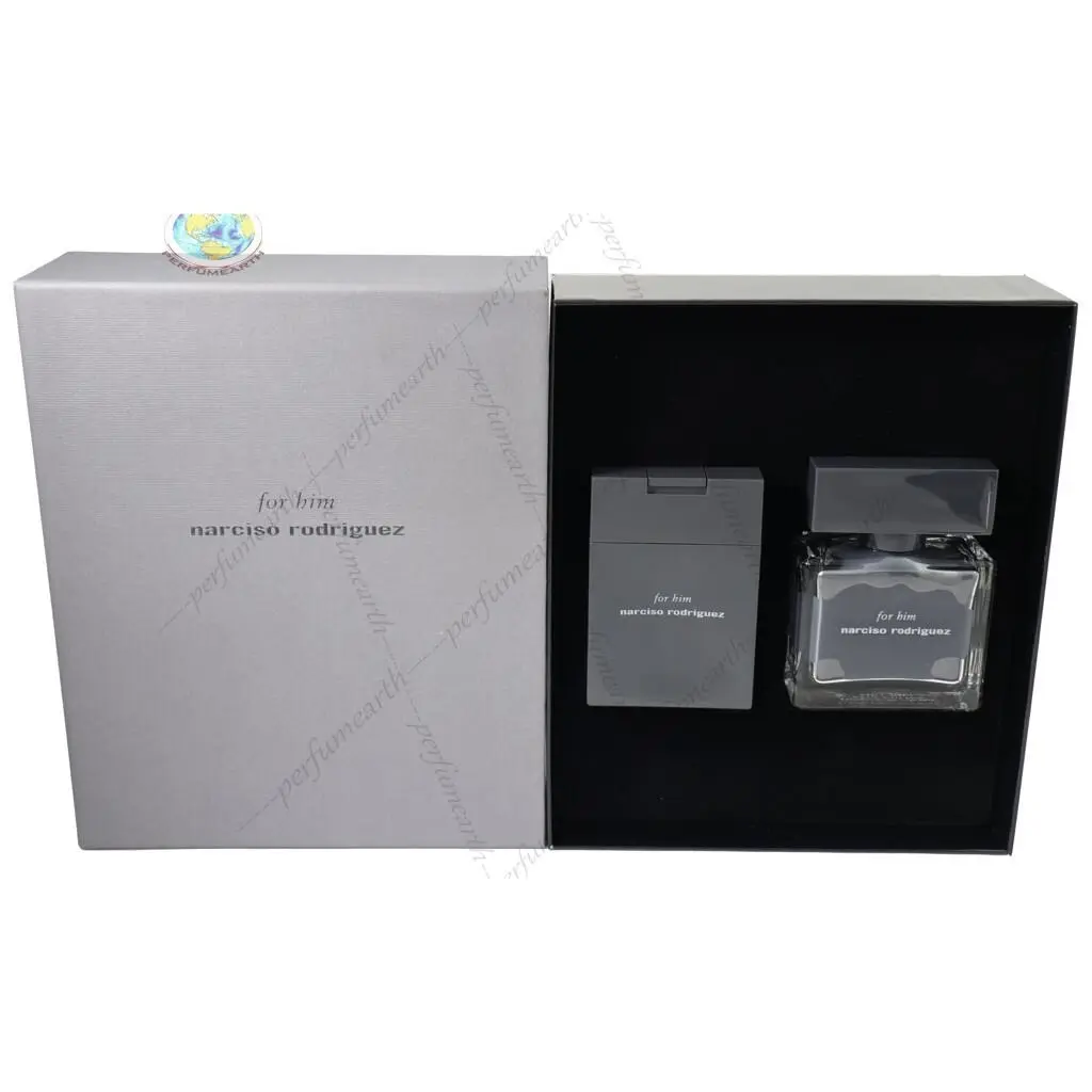 Narciso Rodriguez For Him 2 Pces Set 1.7/1.6 oz Edt Spray+ 3.4 S/g